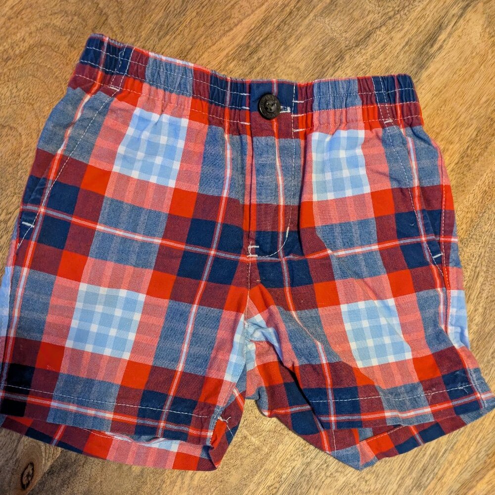 Janie and Jack Size 2 Boy's Plaid Shorts
